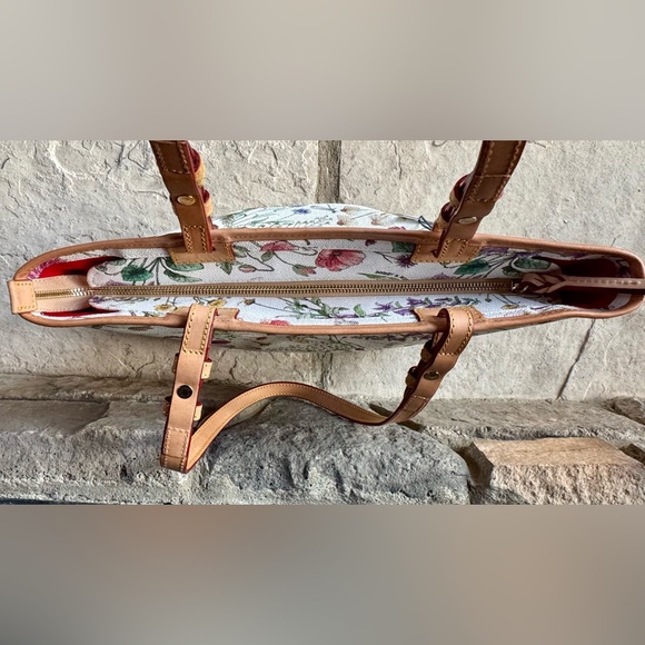 NWT Dooney & Bourke Botanical/Floral Small  Leisure Shopper - Picture 6 of 10